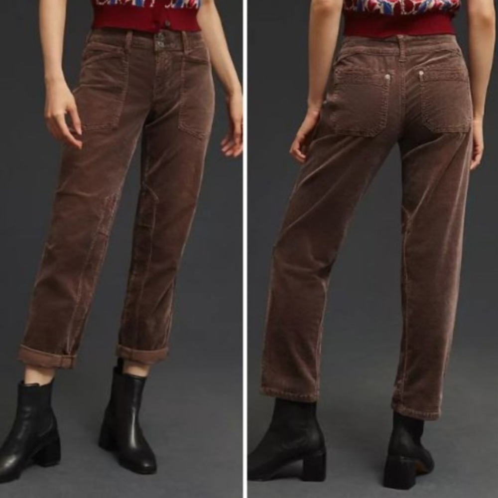 Anthropologie Pilcro the Wanderer Brown Corduroy pants size 26